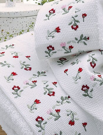 Becquet - Serviette de toilette FLORA en coton