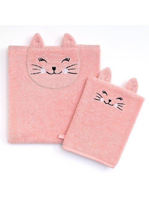 Becquet - serviette de toilette + gant animals serviette +gant perso en coton - Kiabi Becquet - serviette de toilette + gant animals serviette +gant perso en coton - Kiabi