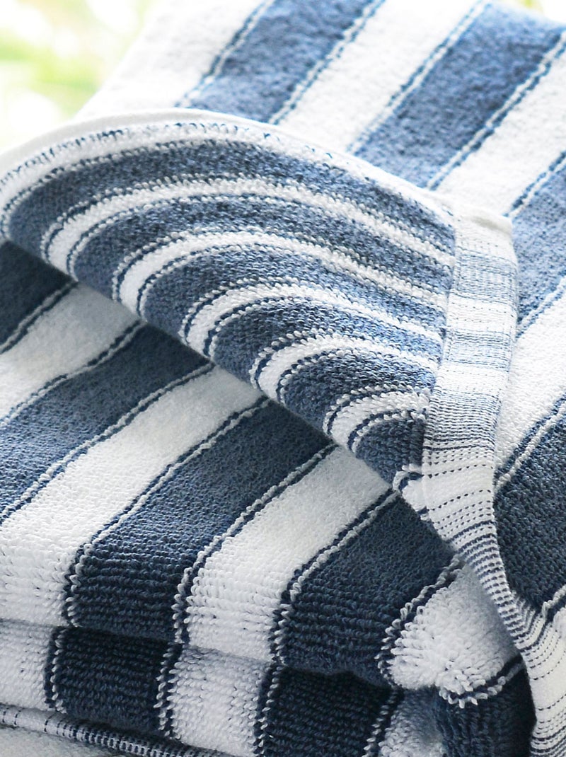 Becquet - Serviette de toilette LAURA en coton Bleu - Kiabi