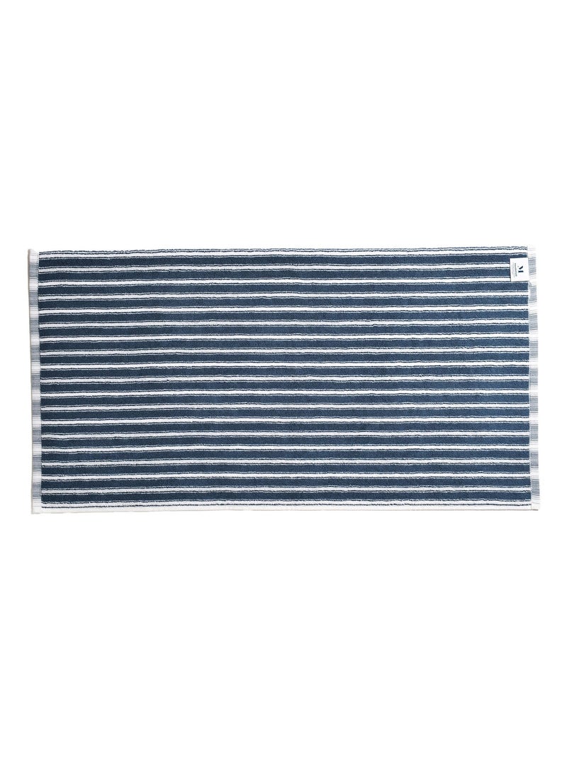 Becquet - Serviette de toilette LAURA en coton Bleu - Kiabi