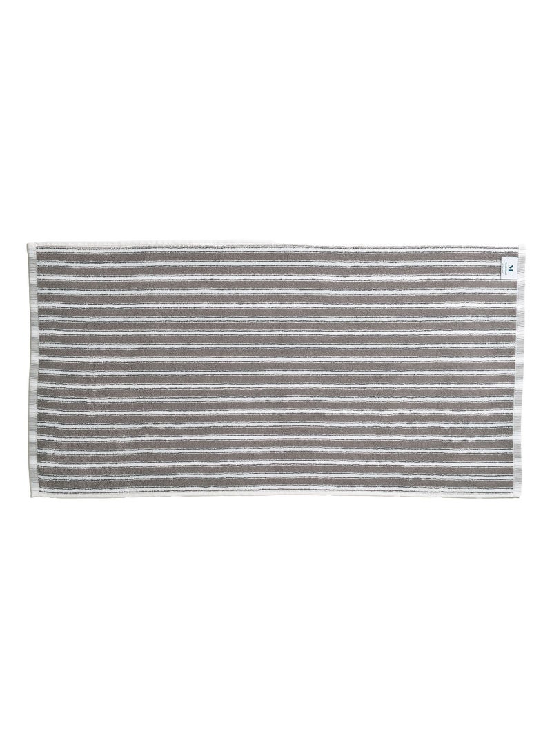 Becquet - Serviette de toilette LAURA en coton Gris Argenté - Kiabi
