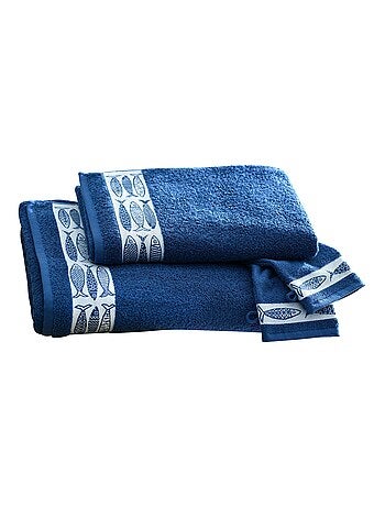 Becquet - Serviette de toilette SARDINETTE en coton