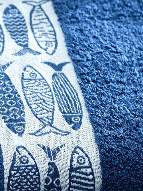 Becquet - Serviette de toilette SARDINETTE en coton - Kiabi