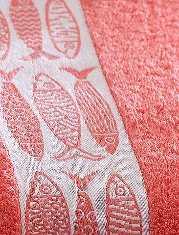 Becquet - Serviette de toilette SARDINETTE en coton