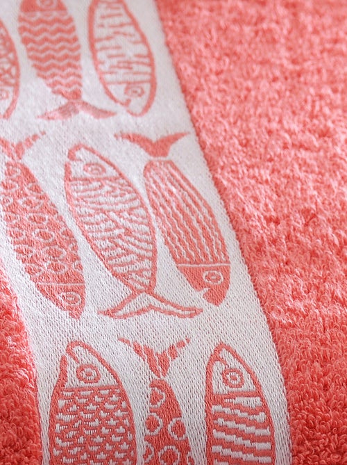 Becquet - Serviette de toilette SARDINETTE en coton - Kiabi