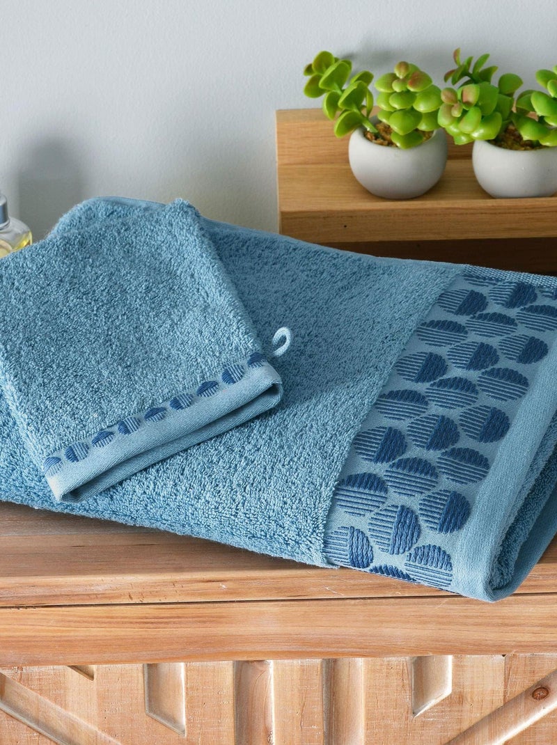 Becquet - Serviette de toilette SERVOPTIQUE en coton Bleu - Kiabi