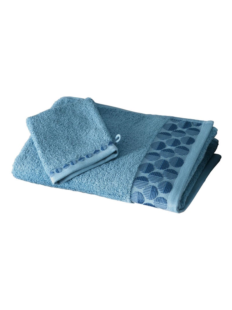 Becquet - Serviette de toilette SERVOPTIQUE en coton Bleu - Kiabi