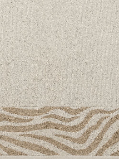 Becquet - Serviette de toilette ZEBRA en coton - Kiabi