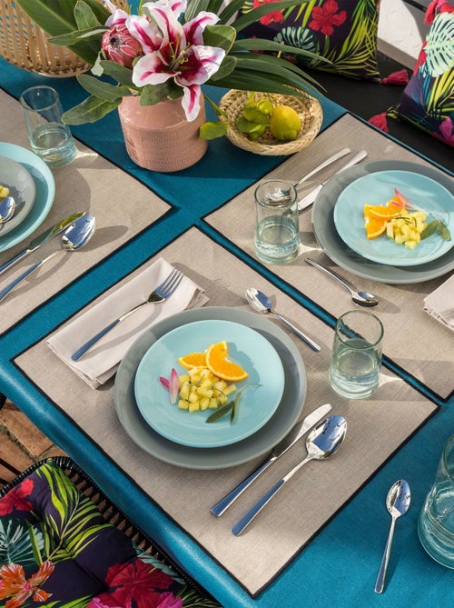 Becquet - sets de table borgo en lin - Kiabi