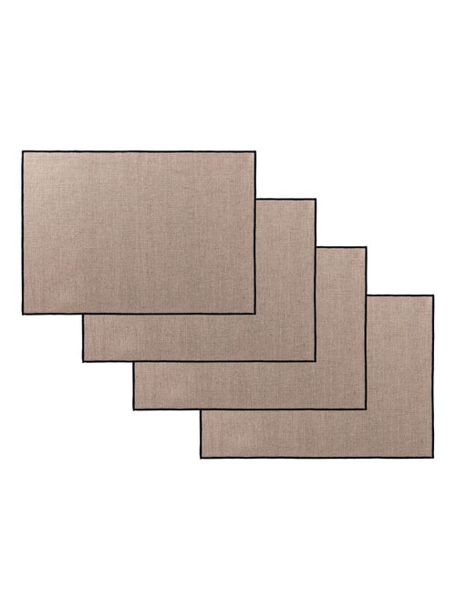 Becquet - sets de table borgo en lin - Kiabi