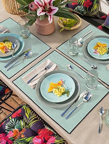 Becquet - Lot de 4 sets de table BORGO en lin