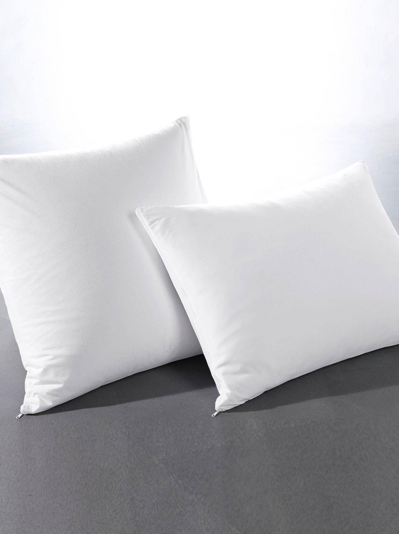 Becquet - Sous-taie oreiller JERSEY PU LYOCEL en autres Blanc - Kiabi