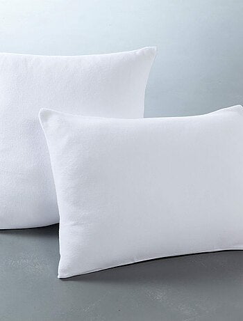 Becquet - Sous-taie oreiller MOLLETON ANTIACARIEN BI-OME LOT DE 2 SOUS TAIES en coton