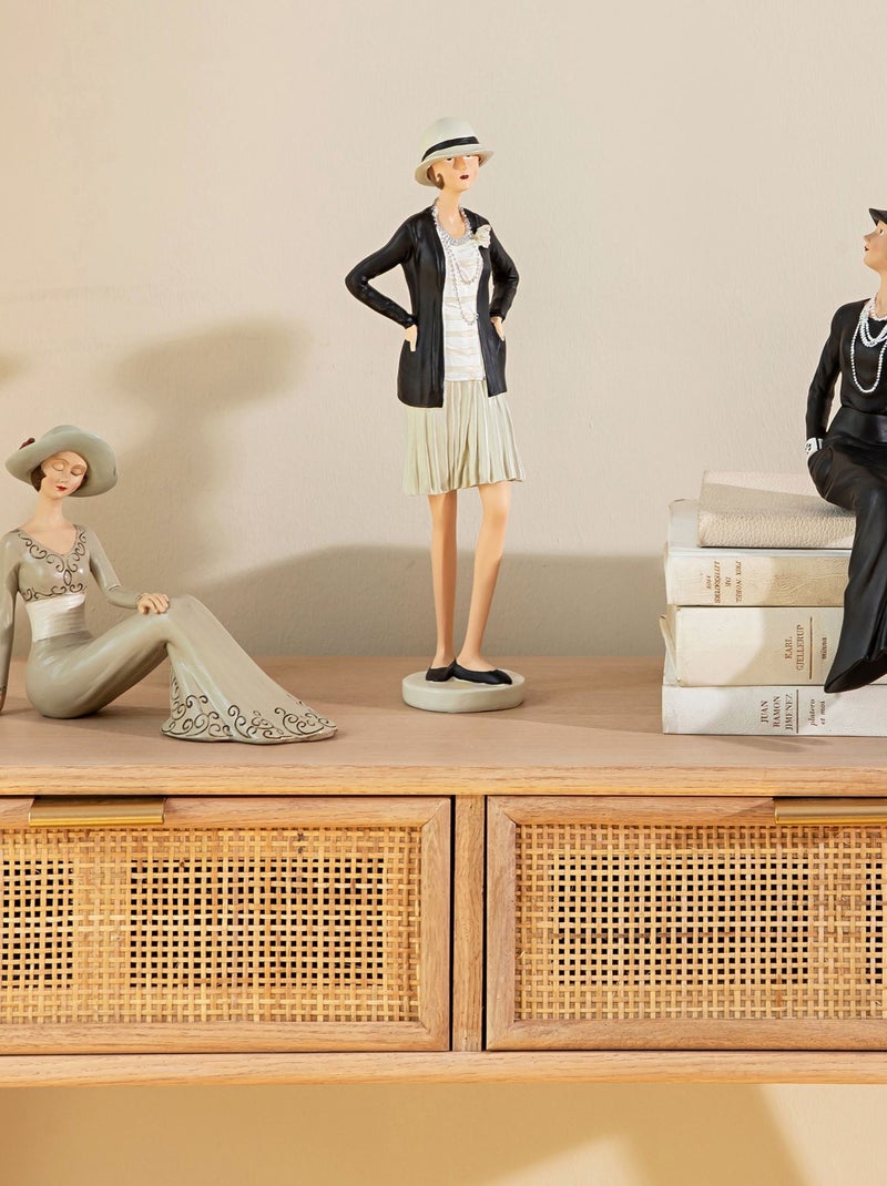 Becquet - Statuette CONEL en résine Beige - Kiabi