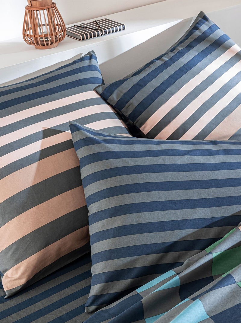 Becquet - Taie sac ANTONIN en coton Bleu - Kiabi