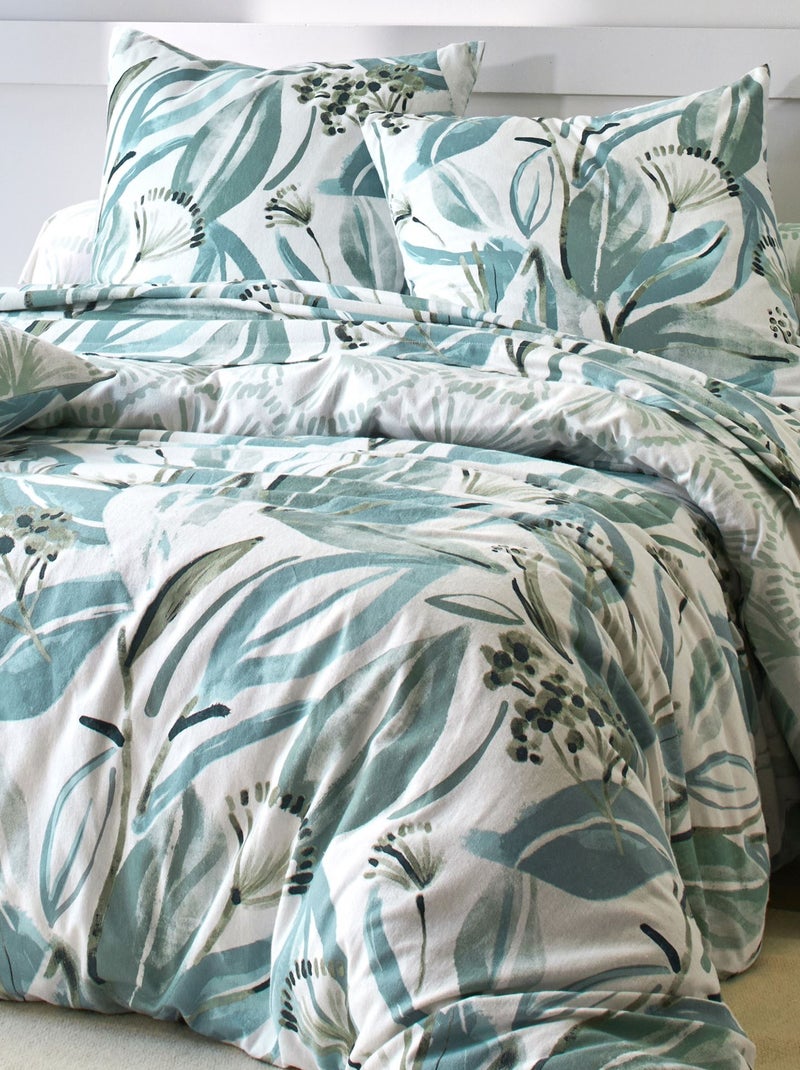Becquet - Taie sac BLEU NATURE en coton Vert clair - Kiabi