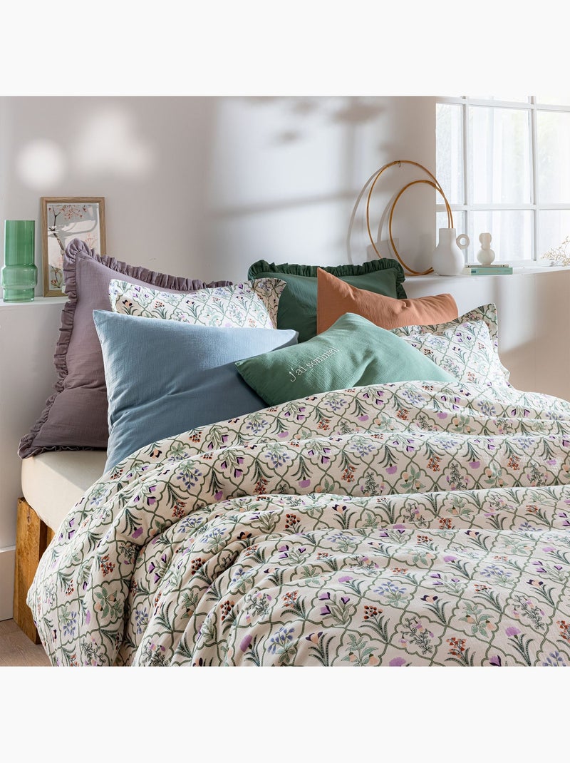 Becquet - Taie sac BOTANISTE en coton Multicolore - Kiabi