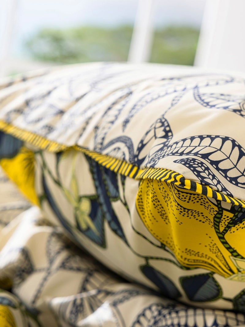Becquet - Taie sac CITRONNADE en coton Jaune citron - Kiabi