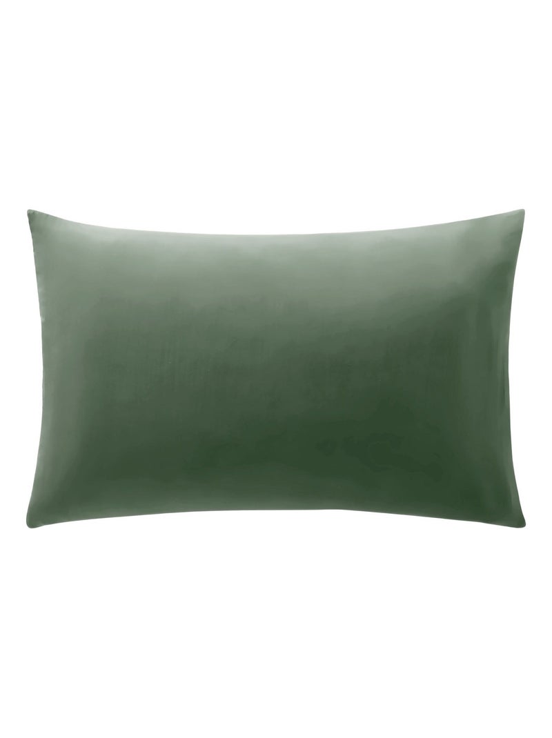 Becquet - Taie sac COTON UNI LAURÉAT en coton Vert foncé - Kiabi