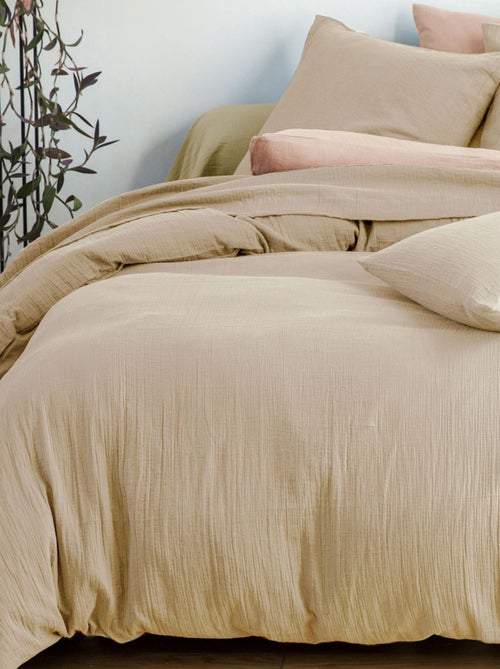 Becquet - Taie sac DOUBLE GAZE en coton - Kiabi