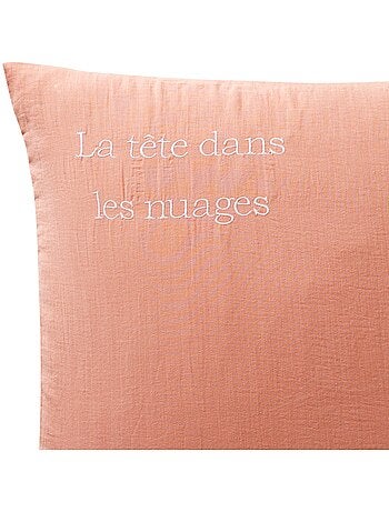 Becquet - Taie sac DOUBLE GAZE en coton