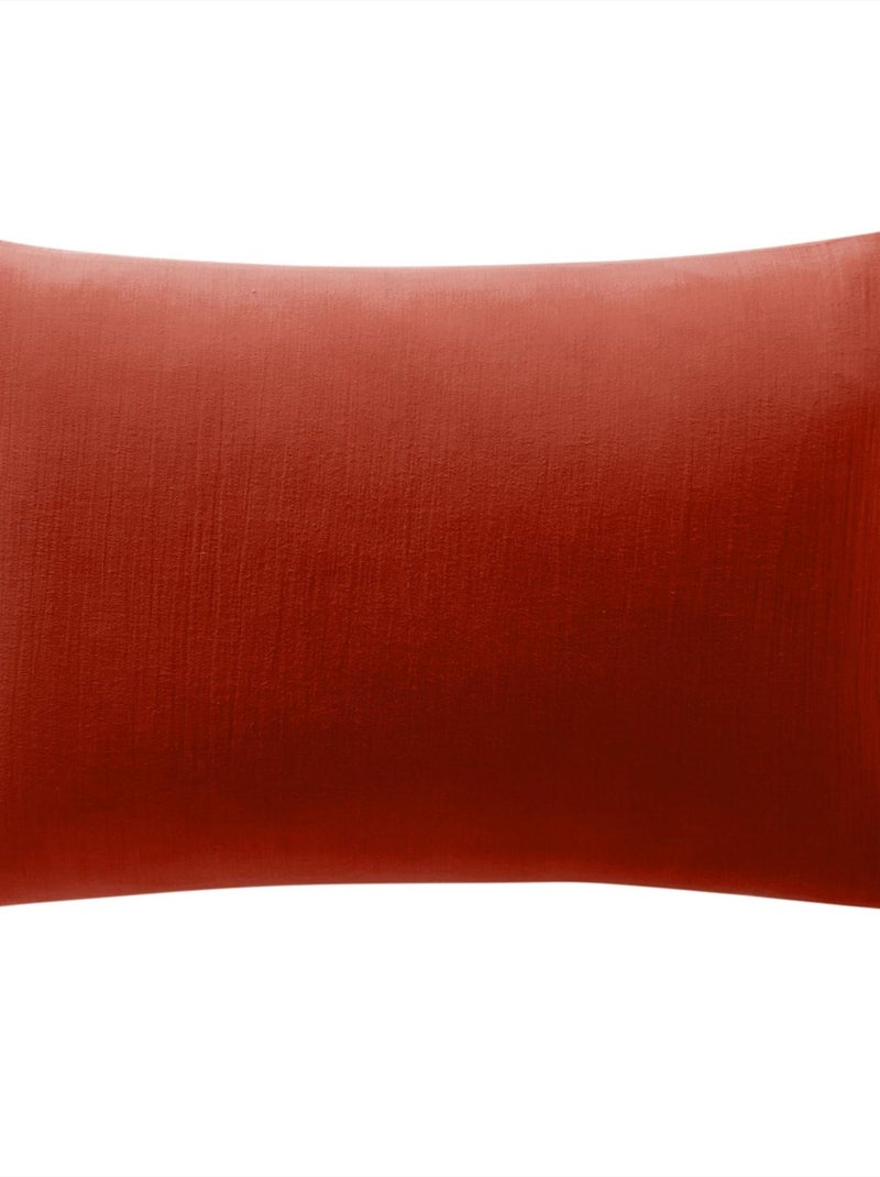 Becquet - Taie sac DOUBLE GAZE en coton Terracotta - Kiabi