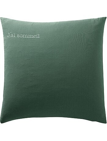 Becquet - Taie sac DOUBLE GAZE en coton