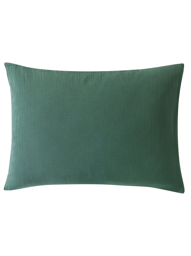 Becquet - Taie sac DOUBLE GAZE en coton Vert clair - Kiabi