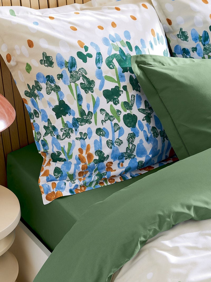Becquet - Taie sac EVASION en coton Vert - Kiabi