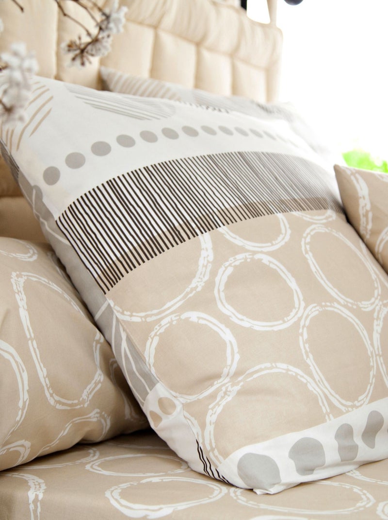 Becquet - Taie sac EXPRESSO en coton Beige - Kiabi