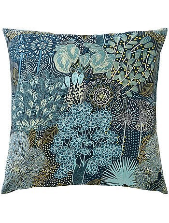 Becquet - Taie sac FORET MARINE en coton