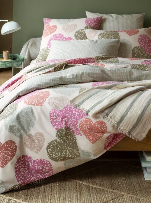 Becquet - Taie sac LOVERS en coton - Kiabi