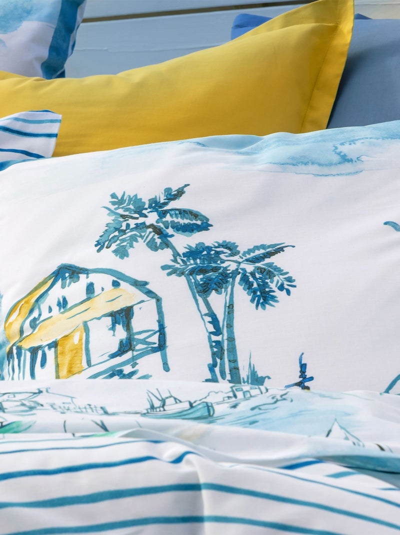 Becquet - Taie sac MOUSSAILLON en coton Bleu - Kiabi