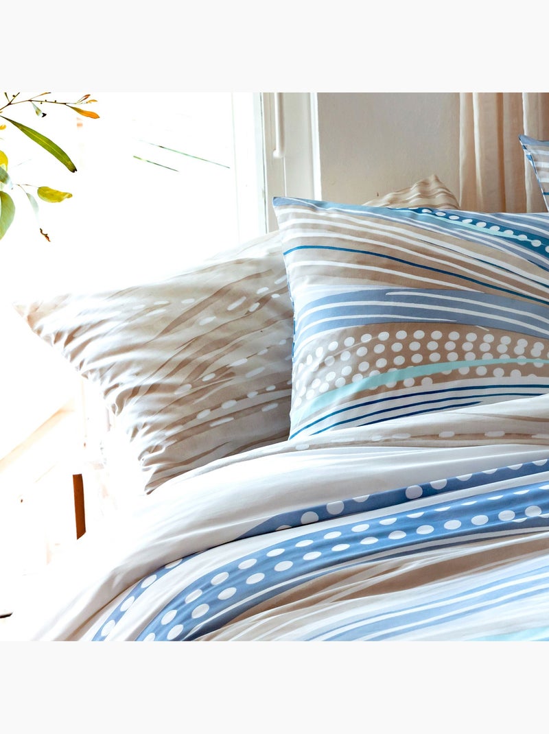 Becquet - Taie sac PACIFIQUE en coton Bleu - Kiabi