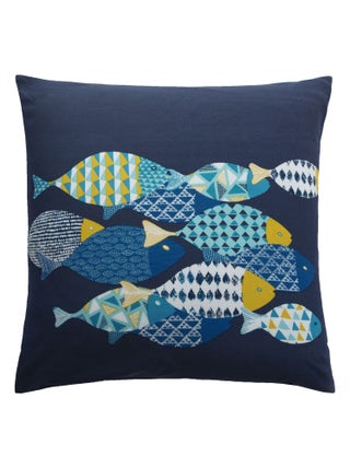 Becquet - Taie sac POISSONS en coton