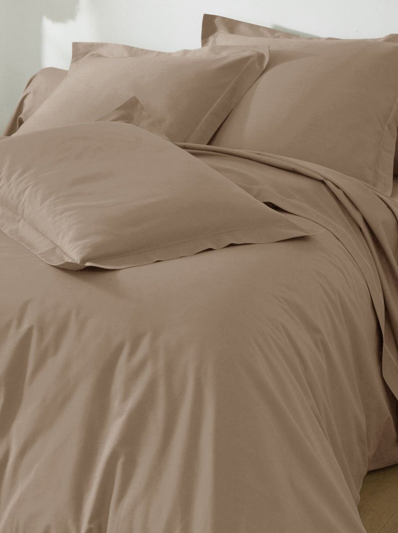 Becquet - Taie sac POLYCOTON UNI LAURÉAT en coton Beige - Kiabi