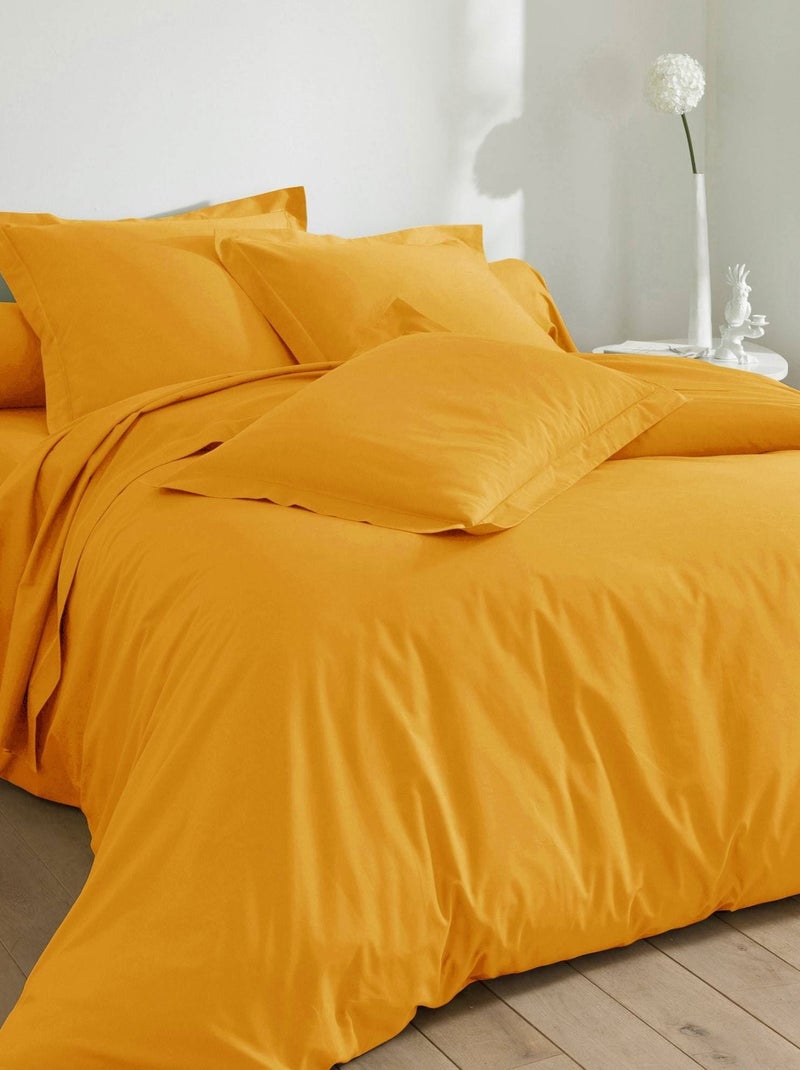 Becquet - Taie sac POLYCOTON UNI LAURÉAT en coton Jaune - Kiabi