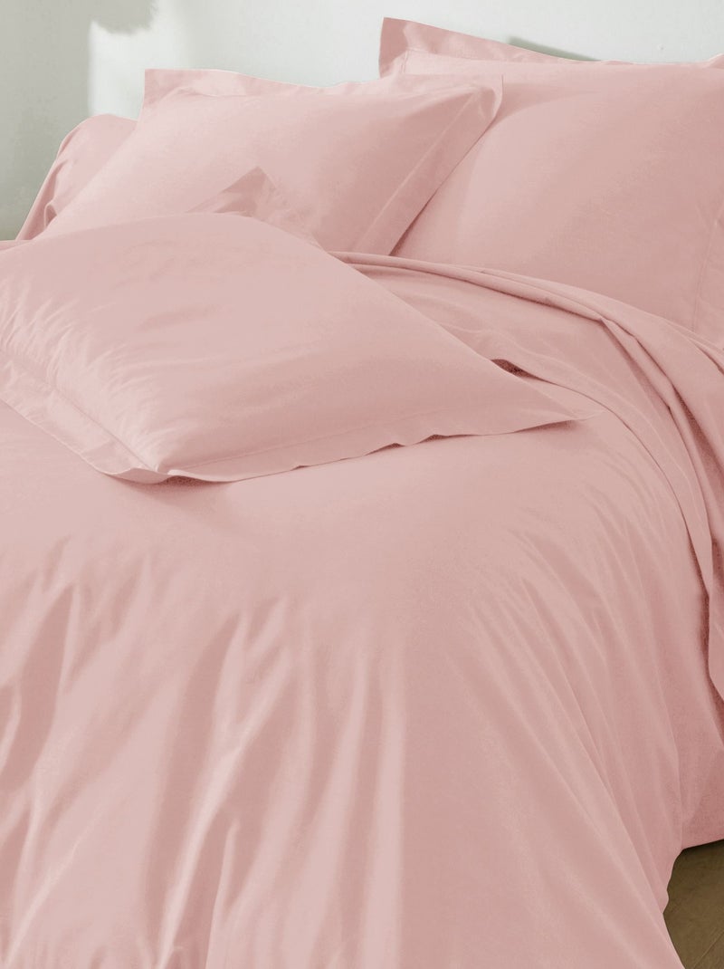 Becquet - Taie sac POLYCOTON UNI LAURÉAT en coton Rose clair - Kiabi