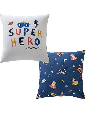Becquet - Taie sac SUPER HEROS en coton