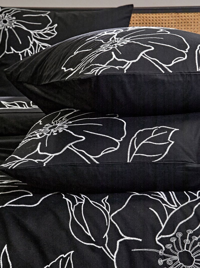 Becquet - Taie sac SUZON en coton Noir - Kiabi