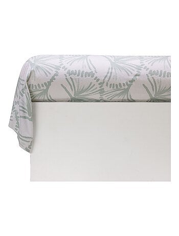 Becquet - Taie traversin BLEU NATURE en coton