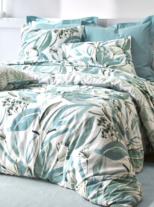 Becquet - Taie traversin BLEU NATURE en coton - Kiabi
