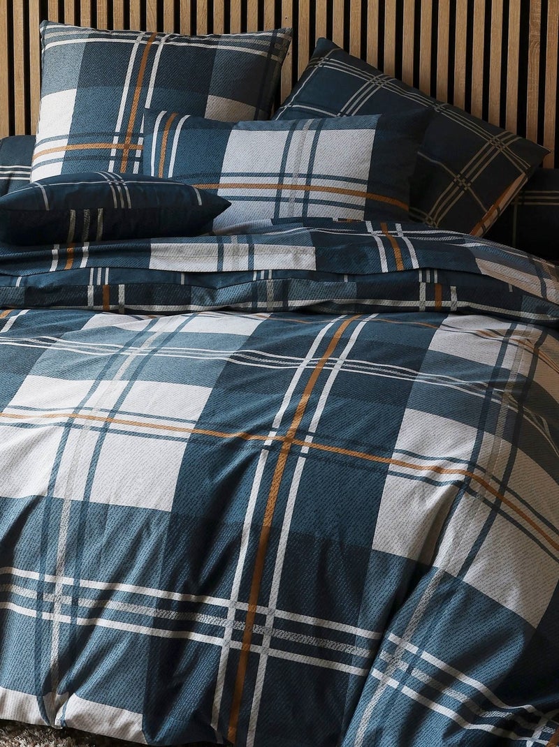 Becquet - Taie traversin CHRISTOPHE en coton Bleu - Kiabi