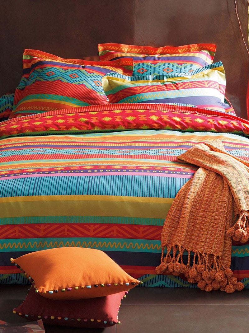 Becquet - Taie traversin EL GRINGO en coton Multicolore - Kiabi