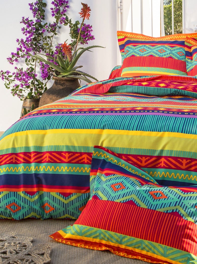 Becquet - Taie traversin EL GRINGO en coton Multicolore - Kiabi