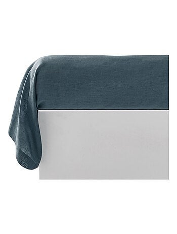 Becquet - Taie traversin Gamme unie lin prélavé en lin