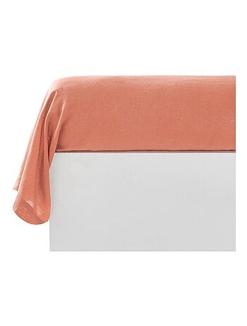 Becquet - Taie traversin Gamme unie lin prélavé en lin