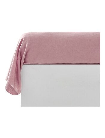 Becquet - Taie traversin Gamme unie lin prélavé en lin