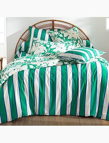 Becquet - Taie traversin GREEN SPRING en coton
