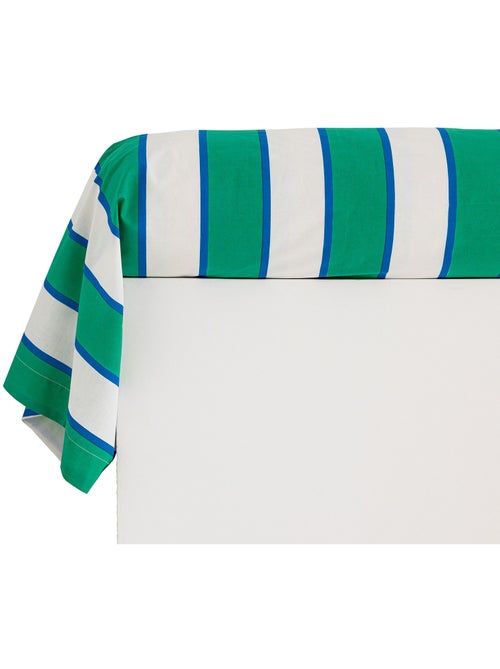 Becquet - Taie traversin GREEN SPRING en coton - Kiabi
